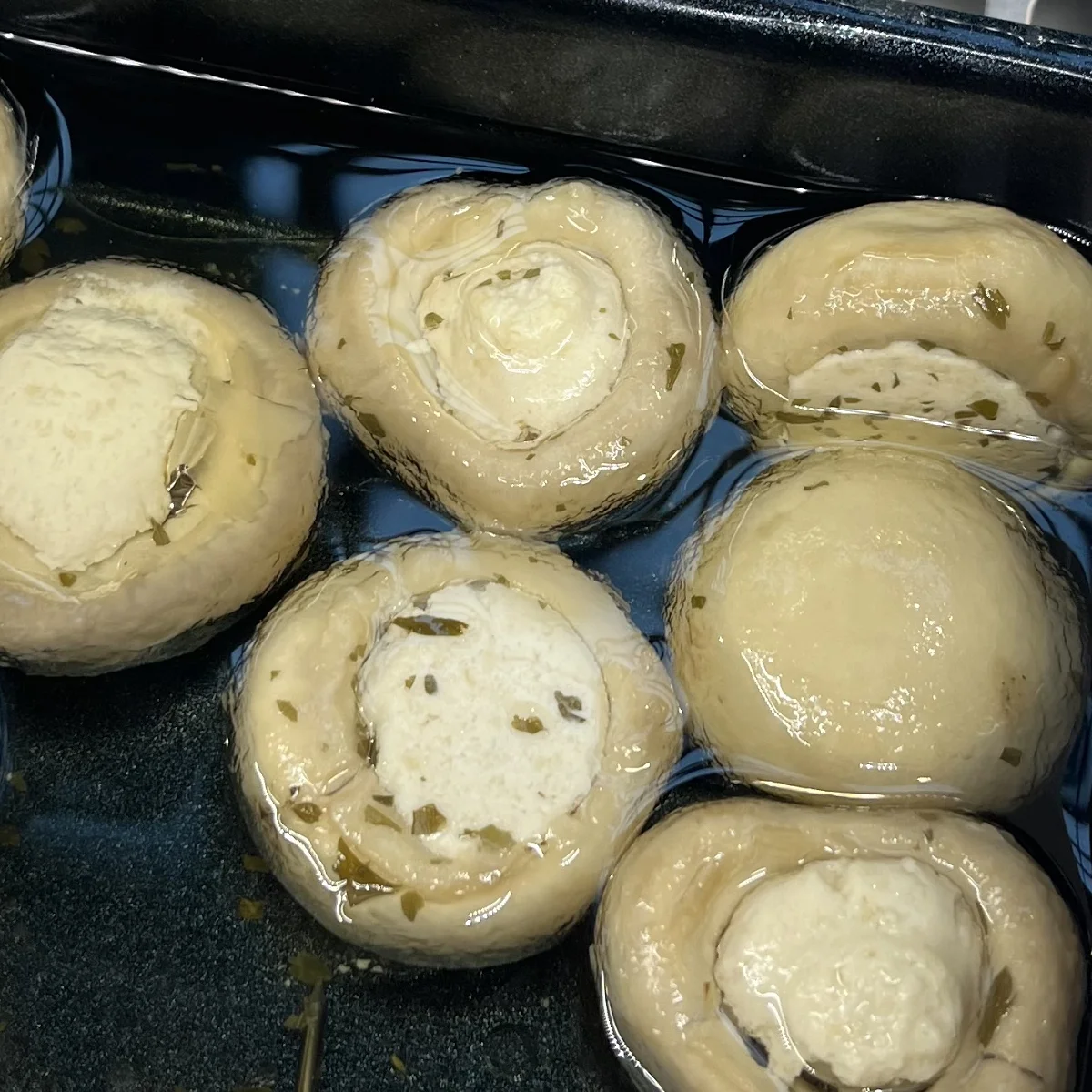 Champignons farcis au fromage
