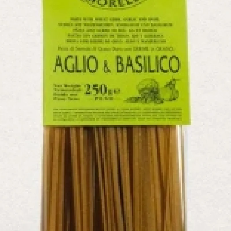 Linguine ail et basilic