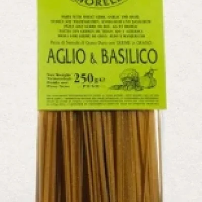 Linguine ail et basilic