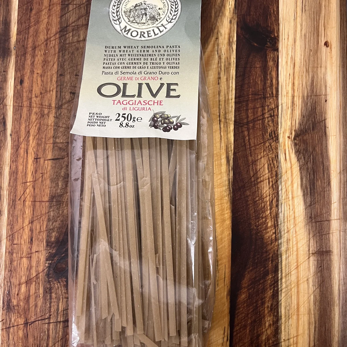 Fettuccine olives vertes 