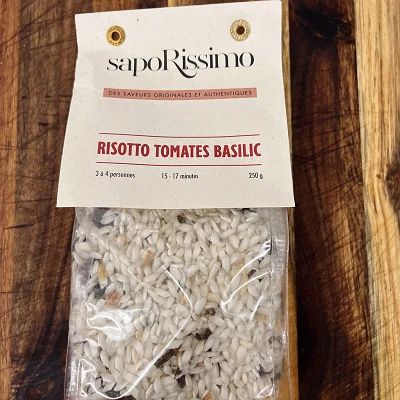 Risotto Tomates basilic 
