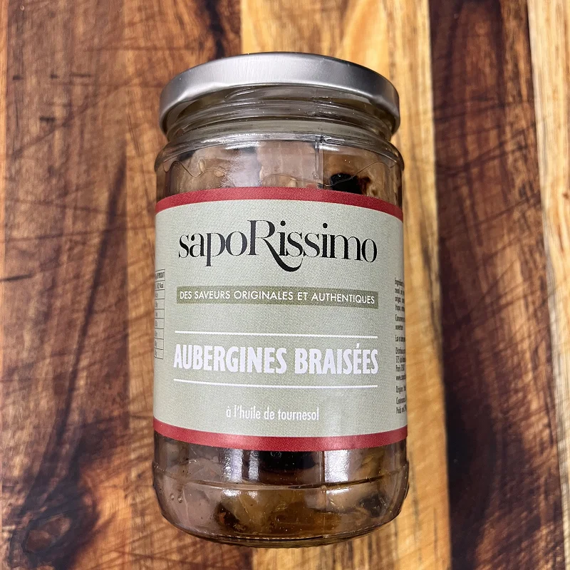 Aubergines braisées 