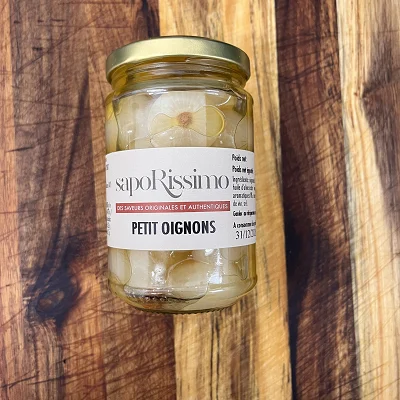 Petits Oignons confits à l'Huile d'Olive