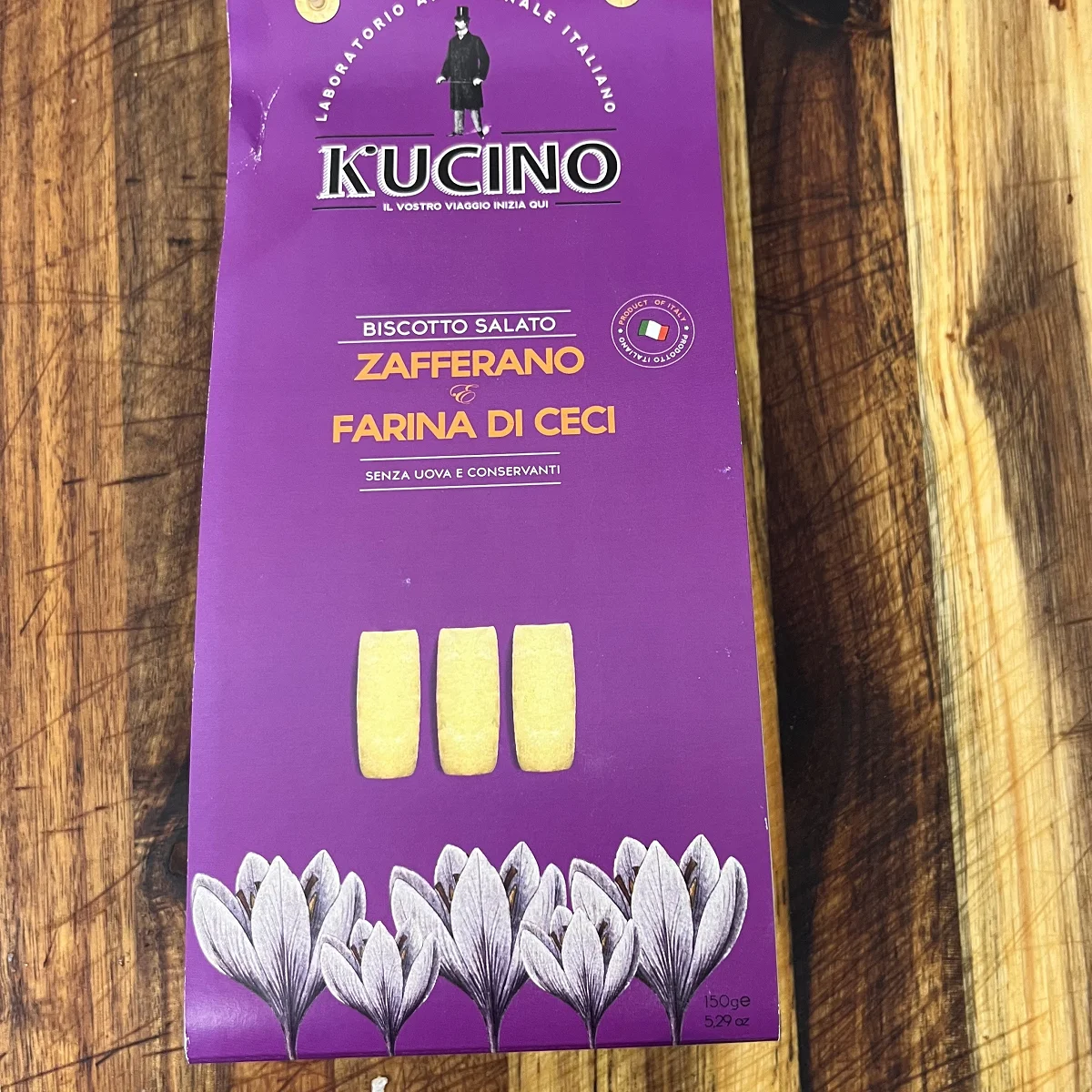 Biscuits Salés au Safran et Pois Chiches- 150g 