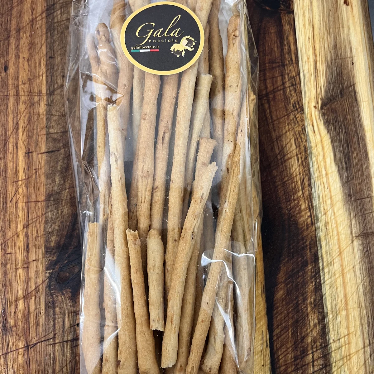 Gressins à la noisette du Piémont 