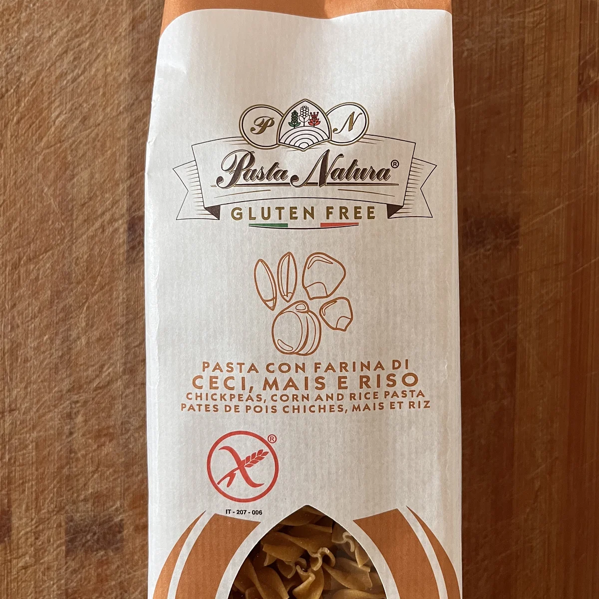 Fusilli pois chiches, Maïs et Riz-250G