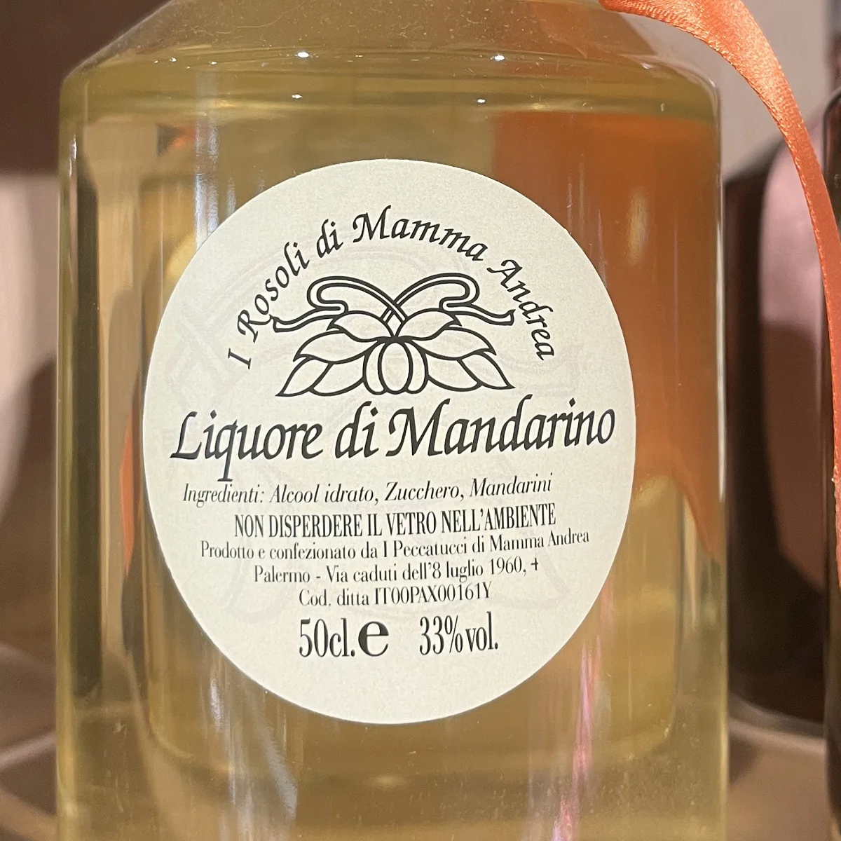 Liqueur de Mandarine -50cl