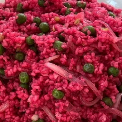 Salade de riz rose aux petits pois, Avocats et Agrumes